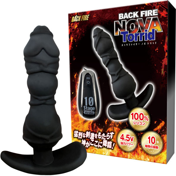 LOVE FACTOR|BACK FIRE NOVA TORRID 遙控後庭震塞 黑