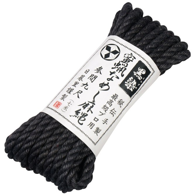 NPG|蜜蠟鞣製麻繩 黑染(7米)