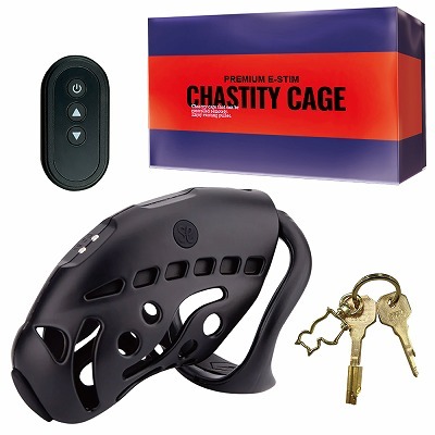 TOAMI|PREMIUM E-STIMCHASTITY CAGE 電流調教貞操帶
