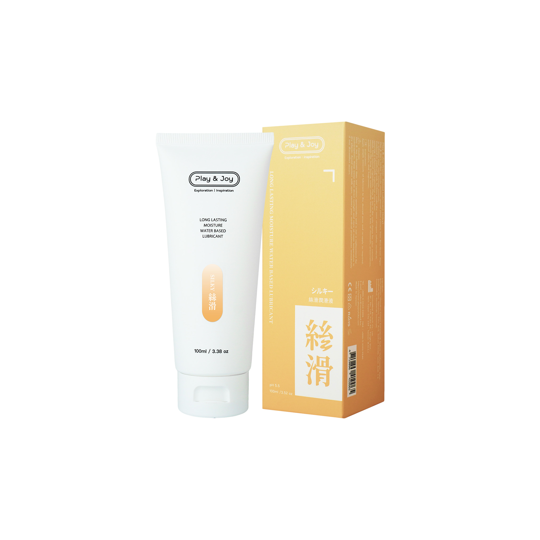 Play&Joy| 品覚 絲滑型 潤滑液 100ml 橙黃