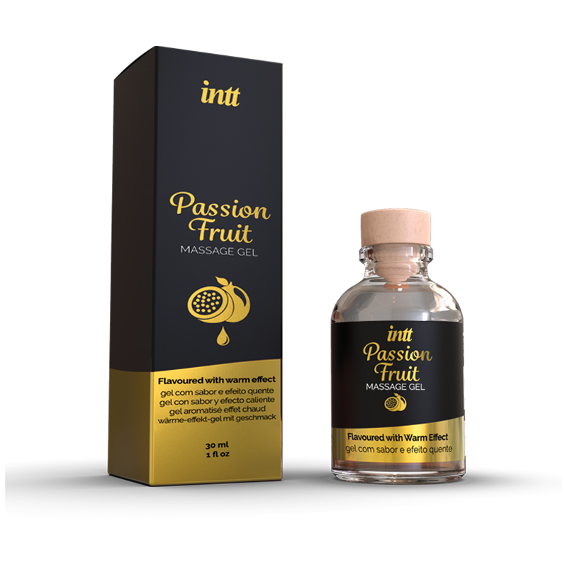 巴西Intt|Passion fruit massage gel 果味情趣精油 百香果暖感 30ml