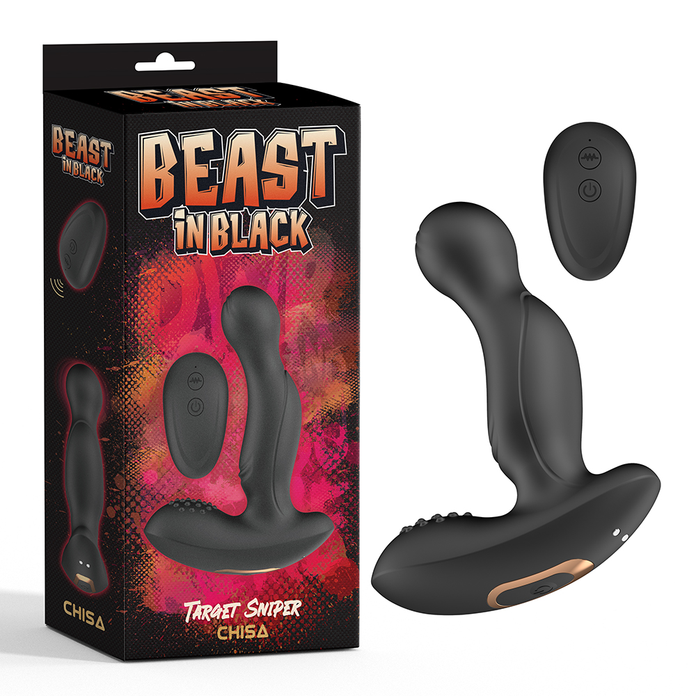 CHISA|琦莎 BEAST IN BLACK系列 目標狙擊手振搖無線 前列腺按摩器