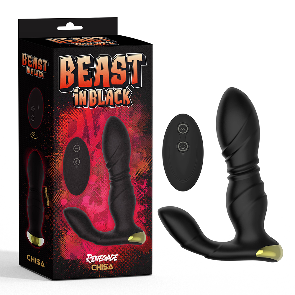 CHISA|琦莎 BEAST IN BLACK系列 反叛者HIGH潮伸缩無線 前列腺按摩器