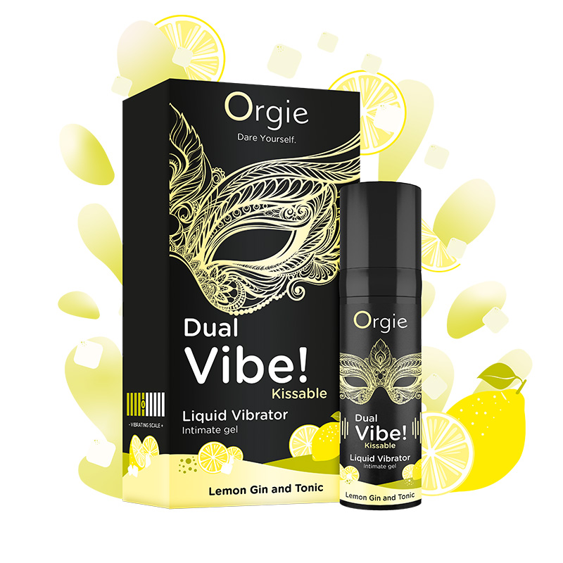 Orgie|Dual Vibe! Lemon Gin and Tonic 檸檬金湯力 快感增強液-15ml