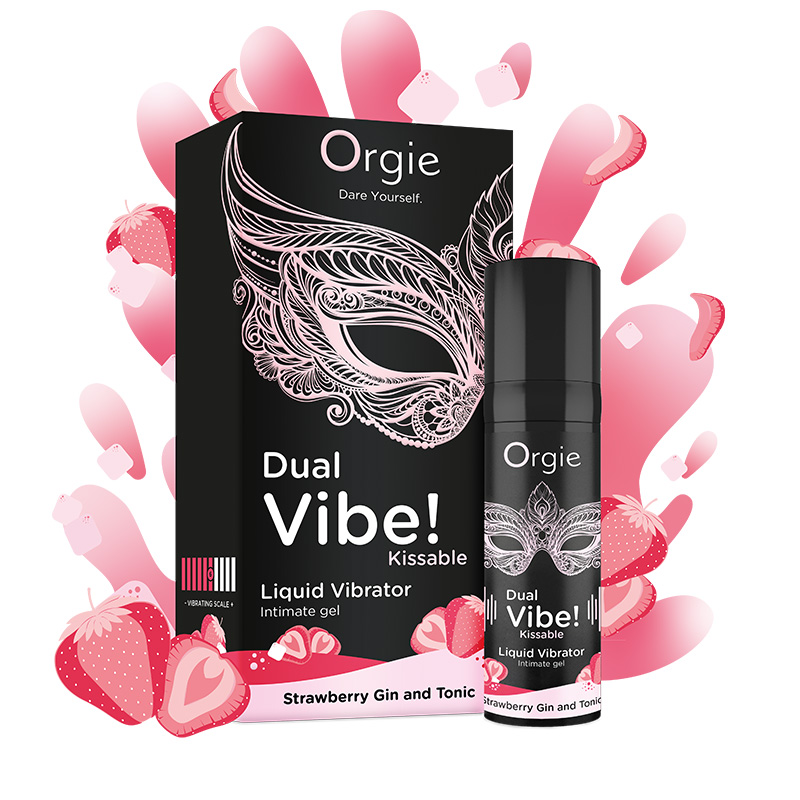 Orgie|Dual Vibe! Strawberry Gin and Tonic 草莓金湯力 快感增強液-15ml