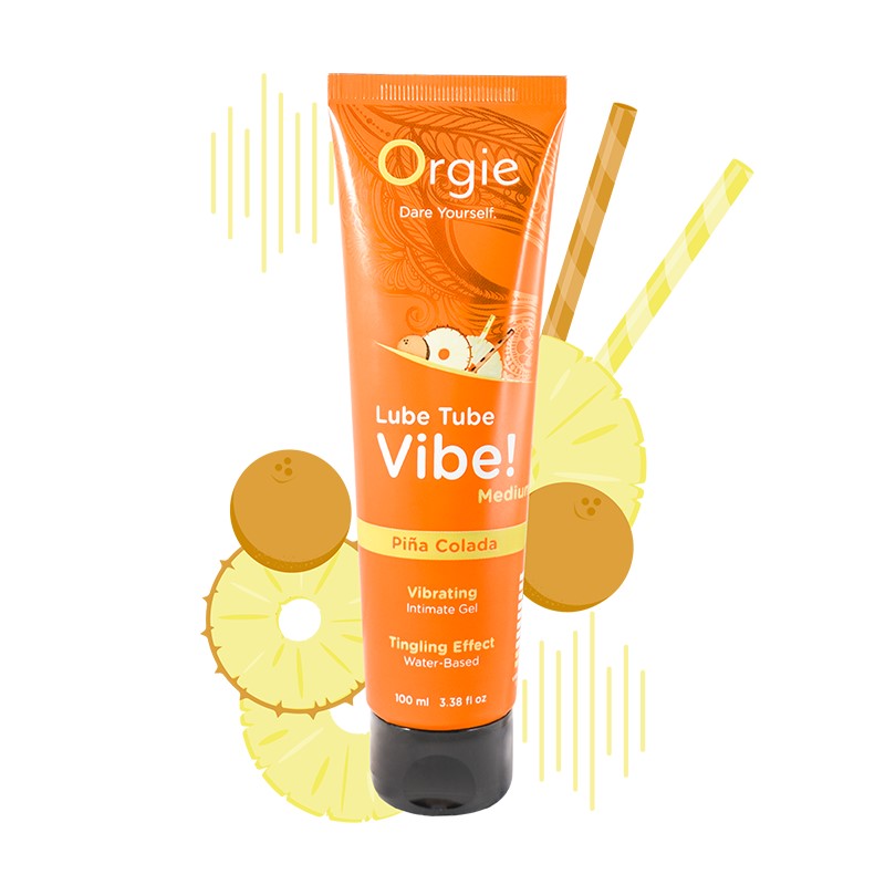Orgie|Lube Tube Vibe! Piña Colada 跳動式快感液 椰林飄香味