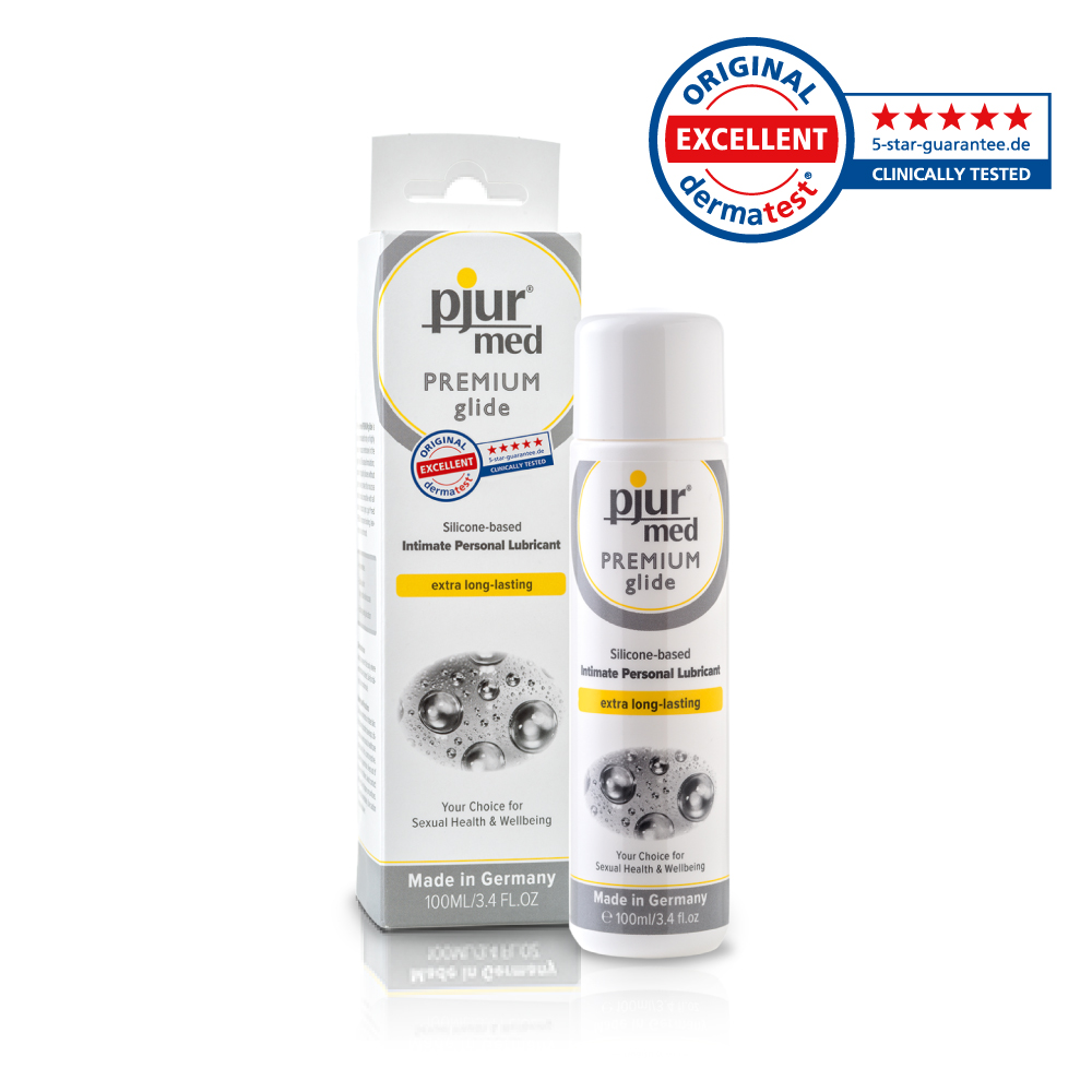 PJUR|德國 碧宜潤 med PREMIUM glide 專業抗敏超長效 矽性潤滑液 - 100ml