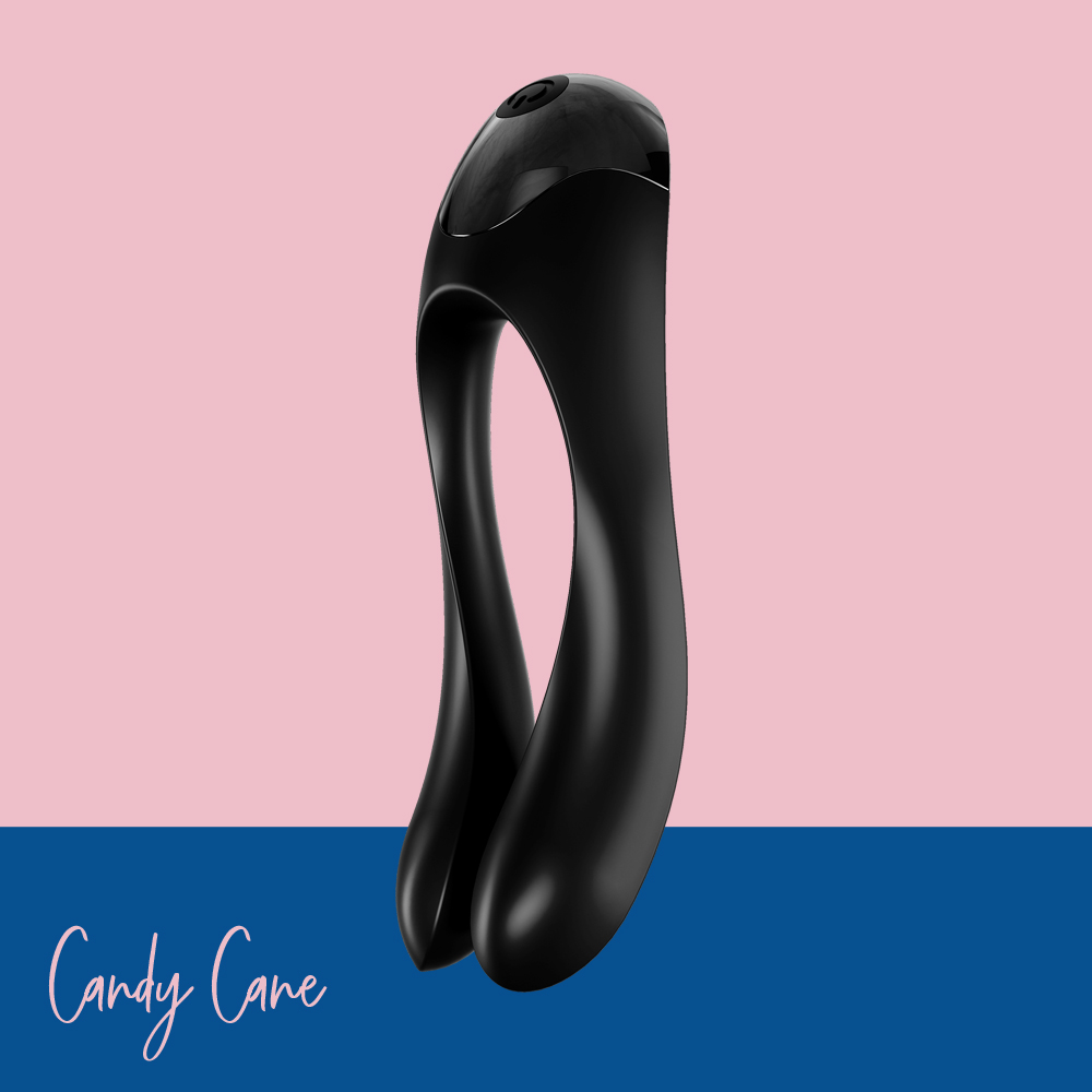 Satisfyer|德國 Candy Cane 雙臂震動器 震動按摩器 - 黑