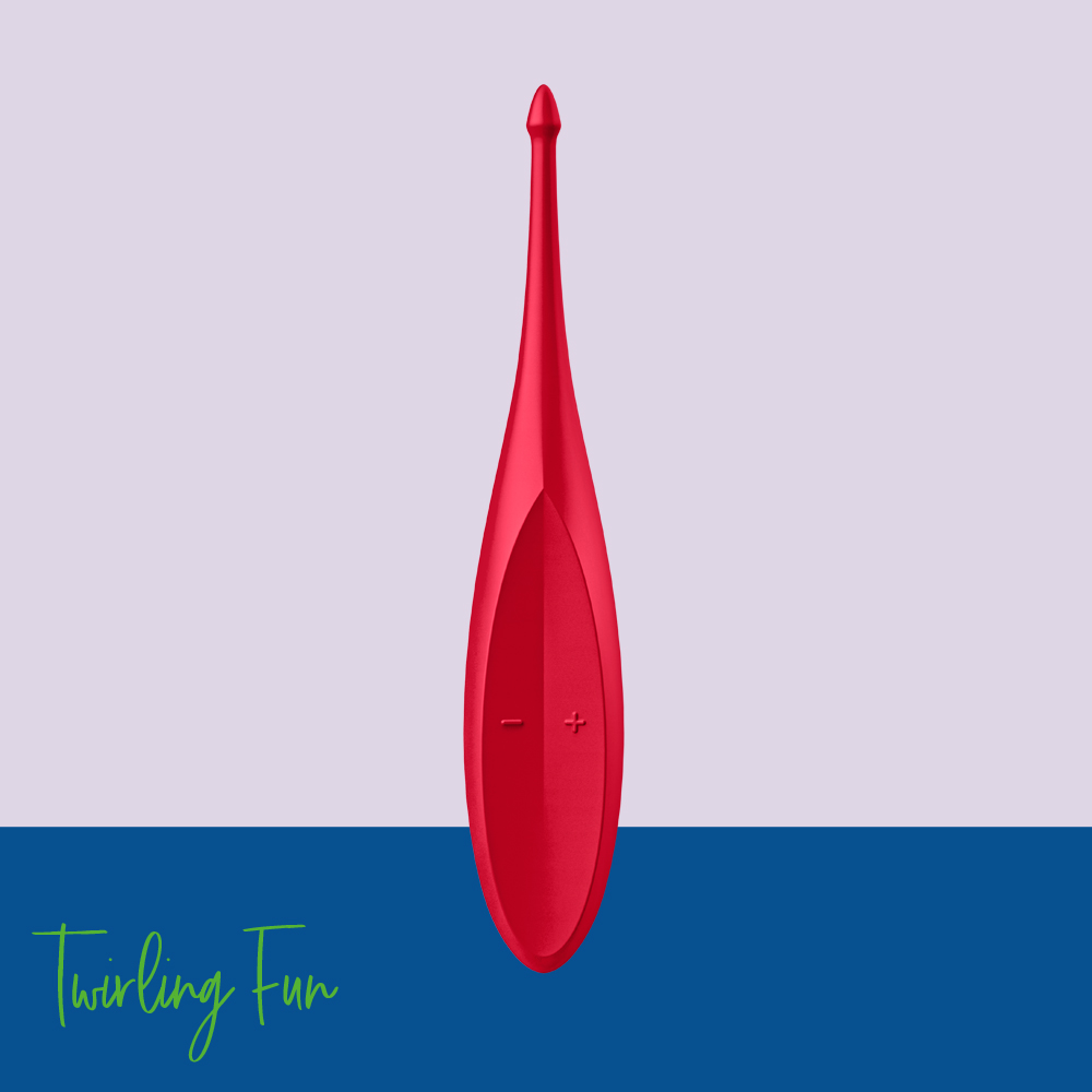 Satisfyer|德國 Twirling Fun 陰蒂震動器 震動跳蛋 - 紅