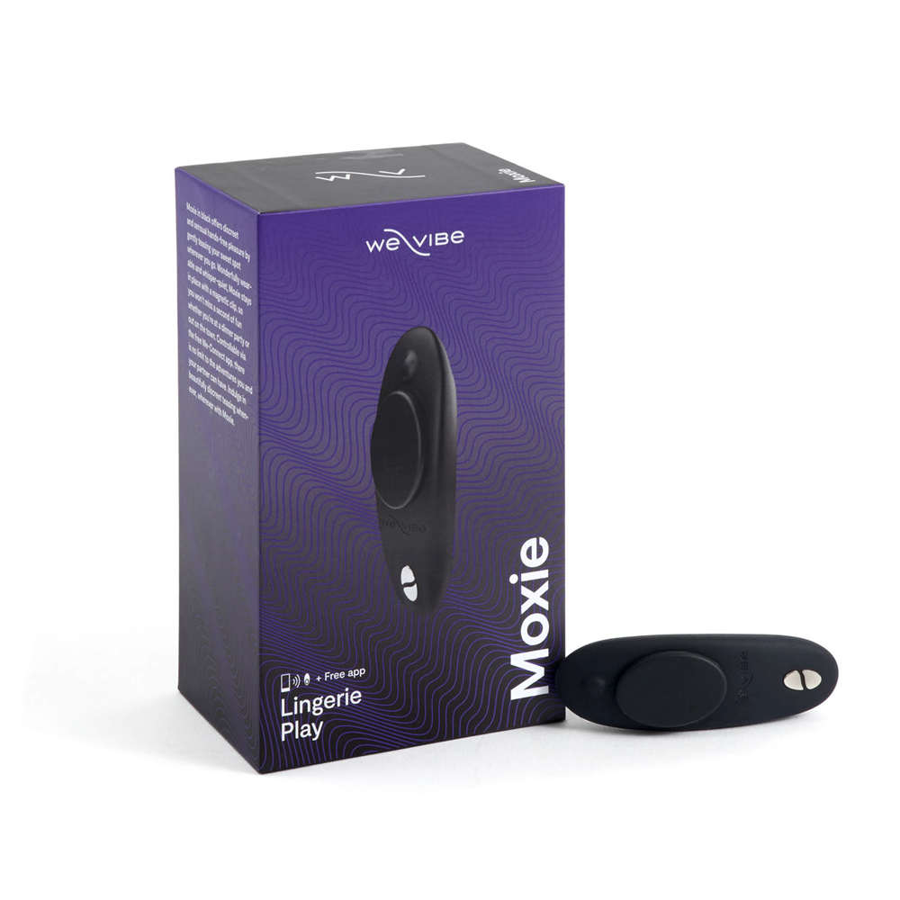 We-Vibe|加拿大 Moxie 藍牙 佩戴式 陰蒂震動器BT 遙控跳蛋 - 黑