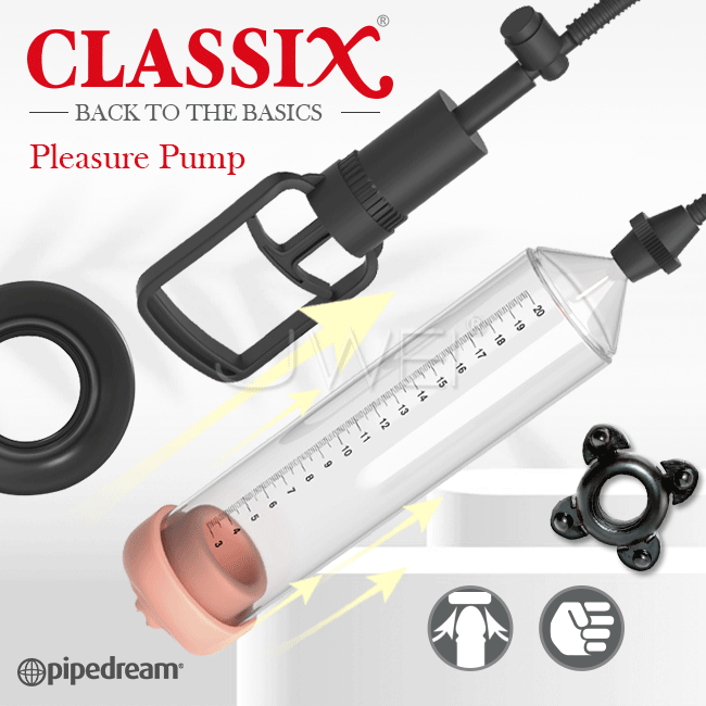 美國原裝進口PIPEDREAM.Classix Pleasure Pump歡愉真空助勃器